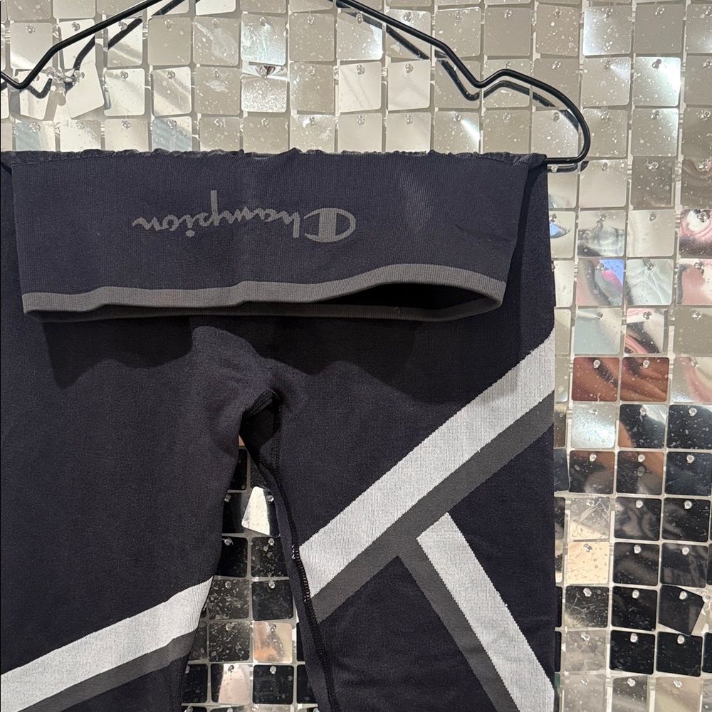 Champion Black and Gray Leggings - Picture 2 of 3